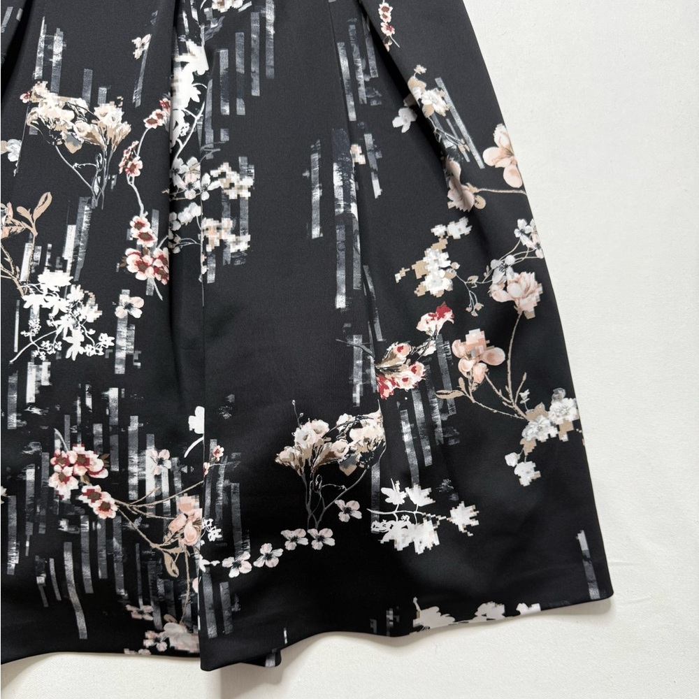 White House Black Market Floral Lace Sleeveless Fit & Flare Dress Sz 4 NWT - Picture 6 of 10